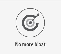 no more bloat